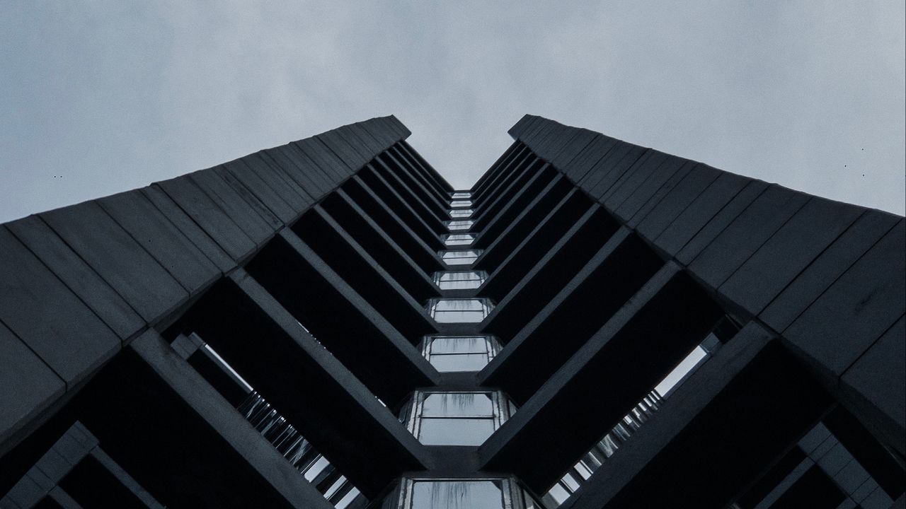 Wallpaper building, facade, architecture, multi-storey, symmetry