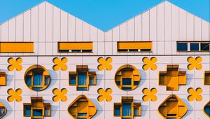 Preview wallpaper building, facade, architecture, decoration, windows