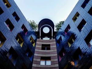 Preview wallpaper building, facade, architecture, design, modern