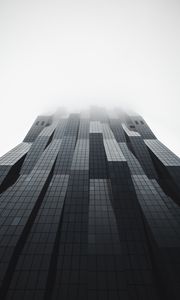 Preview wallpaper building, facade, architecture, modern, gray, minimalism