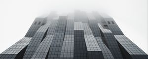 Preview wallpaper building, facade, architecture, modern, gray, minimalism