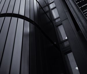 Preview wallpaper building, facade, architecture, black, dark