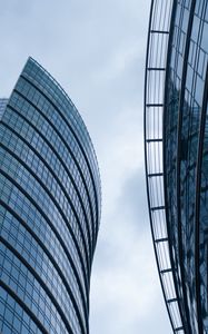 Preview wallpaper building, facade, architecture, reflection, modern, sky