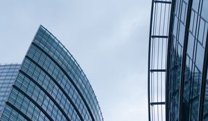 Preview wallpaper building, facade, architecture, reflection, modern, sky