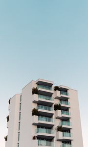 Preview wallpaper building, facade, architecture, balcony, sky