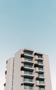 Preview wallpaper building, facade, architecture, balcony, sky