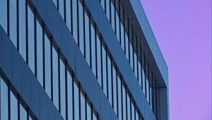 Preview wallpaper building, facade, architecture, sky, evening