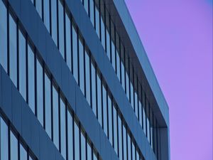 Preview wallpaper building, facade, architecture, sky, evening