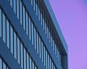 Preview wallpaper building, facade, architecture, sky, evening