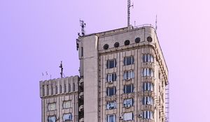Preview wallpaper building, facade, architecture, modern, sky