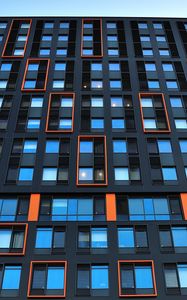Preview wallpaper building, facade, architecture, windows, wall, sky