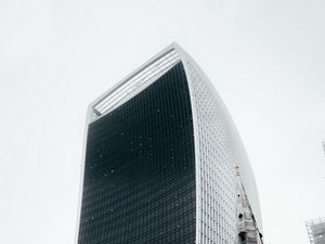 Preview wallpaper building, facade, architecture, wall, modern, sky