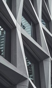 Preview wallpaper building, facade, architecture, gray