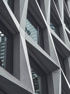 Preview wallpaper building, facade, architecture, gray