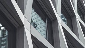 Preview wallpaper building, facade, architecture, gray