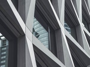 Preview wallpaper building, facade, architecture, gray