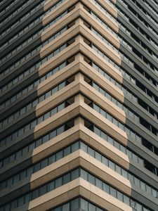 Preview wallpaper building, facade, architecture, brown, gray