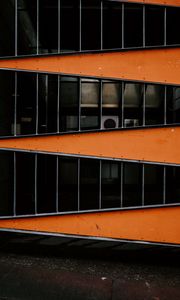 Preview wallpaper building, facade, architecture, black, brown