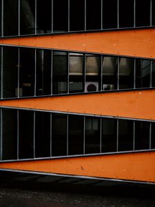 Preview wallpaper building, facade, architecture, black, brown