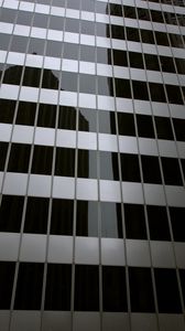 Preview wallpaper building, facade, architecture, glass, gray