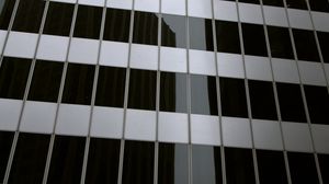 Preview wallpaper building, facade, architecture, glass, gray