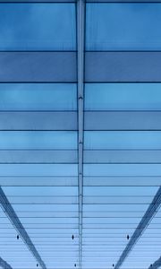 Preview wallpaper building, facade, architecture, glass, surface, blue