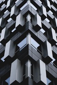 Preview wallpaper building, facade, architecture, modern, gray