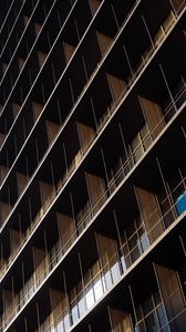 Preview wallpaper building, facade, architecture, symmetry, brown