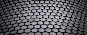 Preview wallpaper building, facade, architecture, circles, texture