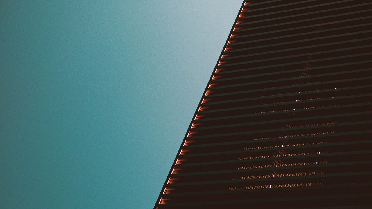 Wallpaper building, facade, architecture, slope