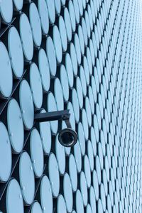 Preview wallpaper building, facade, architecture, circles, camera, watching