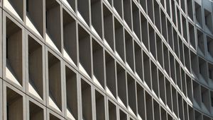 Preview wallpaper building, facade, architecture, windows, concrete