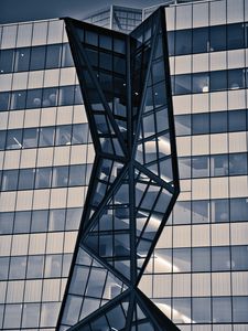 Preview wallpaper building, facade, architecture, glass, windows