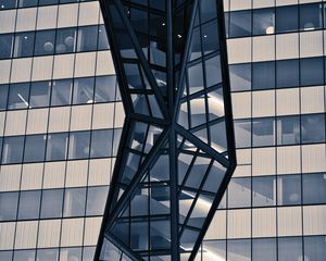 Preview wallpaper building, facade, architecture, glass, windows