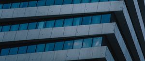 Preview wallpaper building, facade, architecture, windows, edges