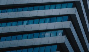 Preview wallpaper building, facade, architecture, windows, edges