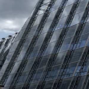 Preview wallpaper building, facade, architecture, sky, glass