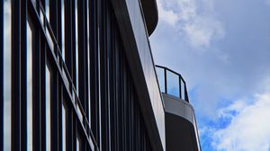 Preview wallpaper building, facade, architecture, sky, balcony