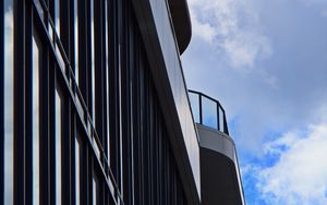 Preview wallpaper building, facade, architecture, sky, balcony