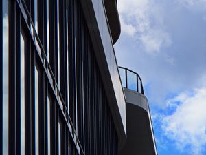 Preview wallpaper building, facade, architecture, sky, balcony