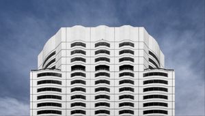 Preview wallpaper building, facade, architecture, sky, white