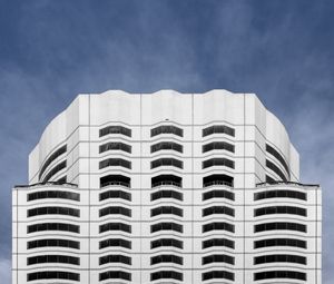 Preview wallpaper building, facade, architecture, sky, white
