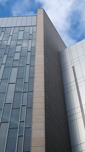 Preview wallpaper building, facade, architecture, glass, edges