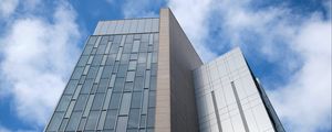 Preview wallpaper building, facade, architecture, glass, edges