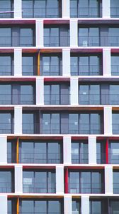 Preview wallpaper building, facade, balconies, architecture, windows