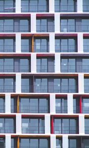 Preview wallpaper building, facade, balconies, architecture, windows