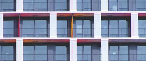 Preview wallpaper building, facade, balconies, architecture, windows