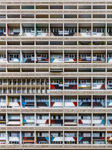 Preview wallpaper building, facade, balconies, windows