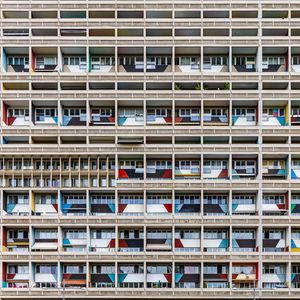 Preview wallpaper building, facade, balconies, windows