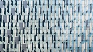Preview wallpaper building, facade, blue, architecture, edges